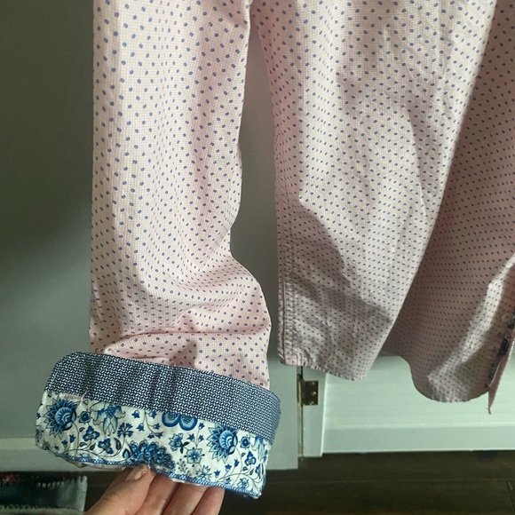 NWT MEDIUM MEN’s SHIRT DENIM & FLOWER BRAND - Picture 6 of 9